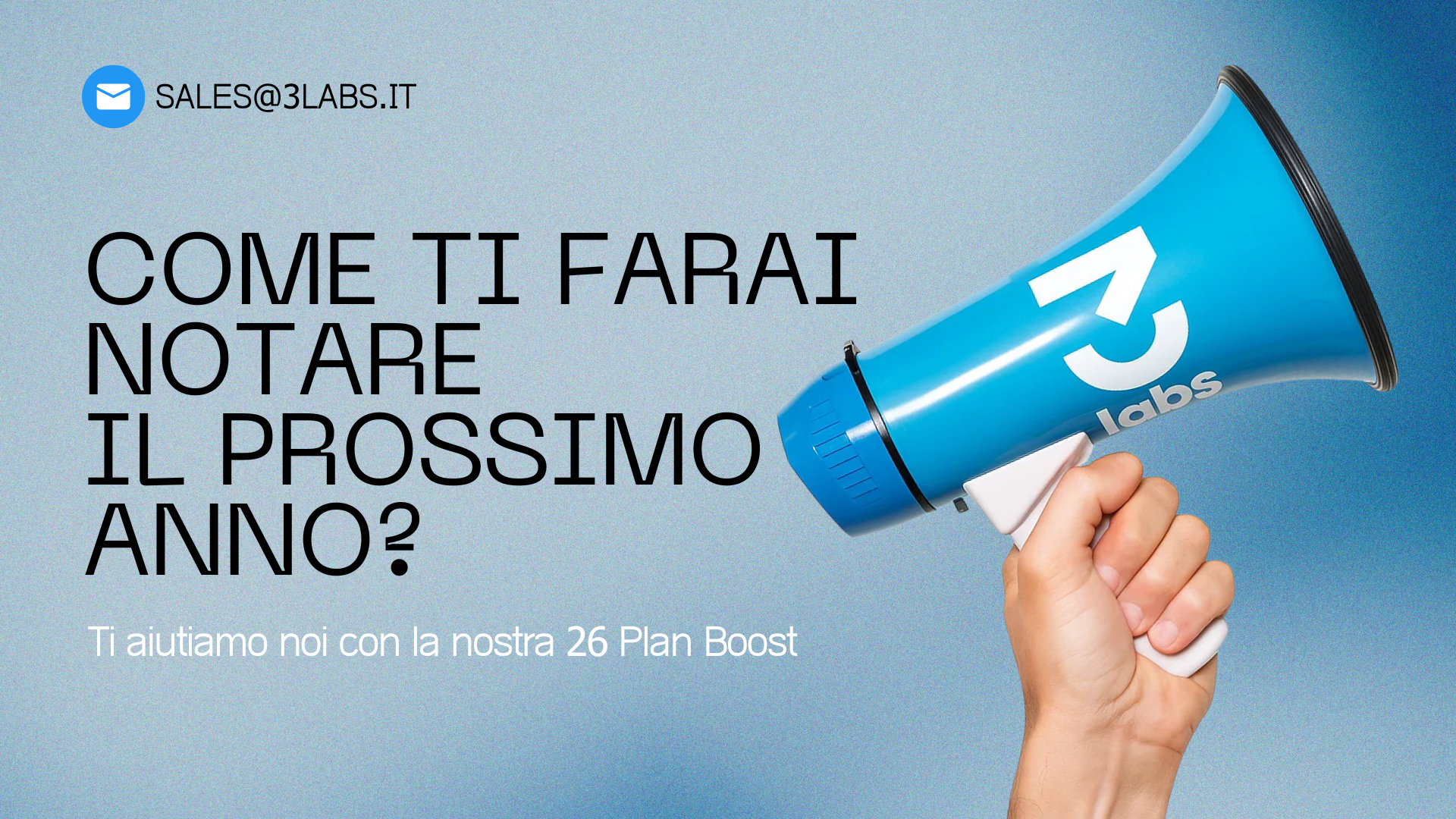 26Plan Boost: la strategia annuale che fa crescere il tuo brand nel 2026